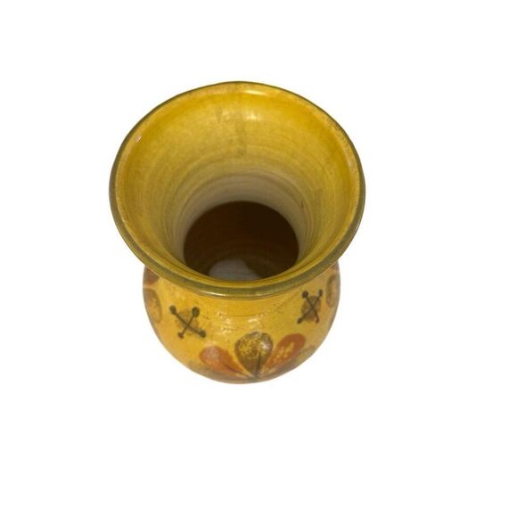 Rosenthal Netter Aldo Londi Pottery Vase – 9 3/4” Tall, Italy  Mid-Century Moder - Picture 6 of 6